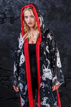 Badinka Demonic Kitties Light Robe