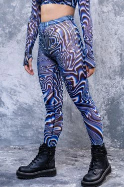 Badinka Time Warp Mesh Leggings