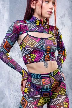 Badinka Kahuna Mesh 2 Piece Shrug Top