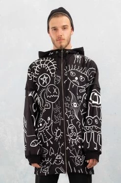 Badinka Ugley Dark Zippy Hoodie