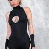 Badinka Back To Black Keyhole Romper