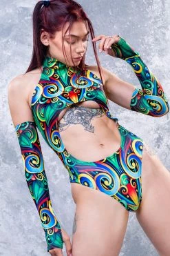 Badinka Night Elf Cut Out Bodysuit