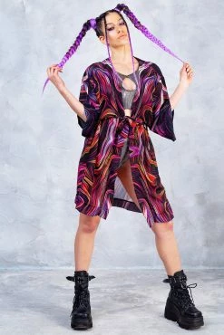 Badinka Psychedelicate Rave Robe
