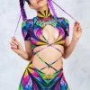 Badinka Unlikely Jungle Strapped Full Bodysuit