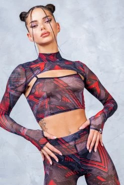 Badinka Futura Mesh 2 Piece Shrug Set