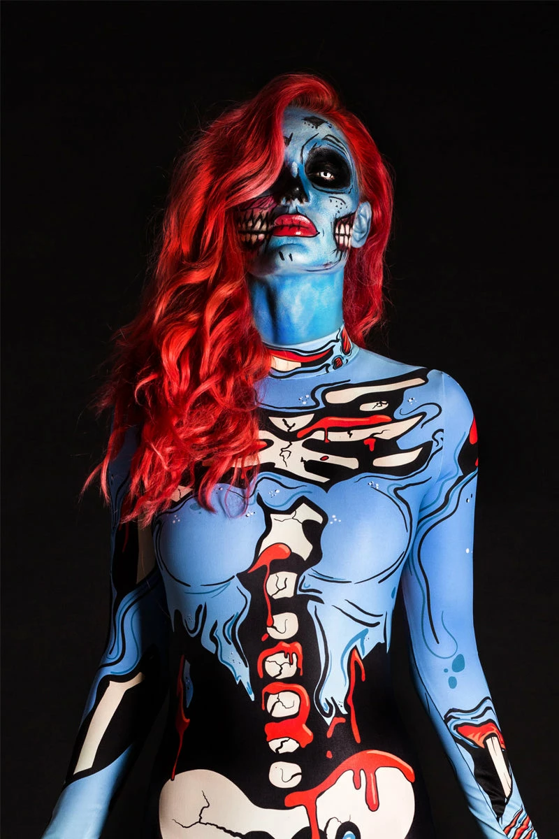 Badinka Blue Pop Art Costume