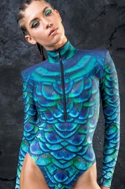 Badinka Mystic Peecock Serious Bodysuit