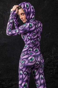 Badinka I See You Purple Fit Onesie