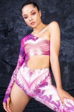 Badinka Candy Fractal Asymmetrical Costume