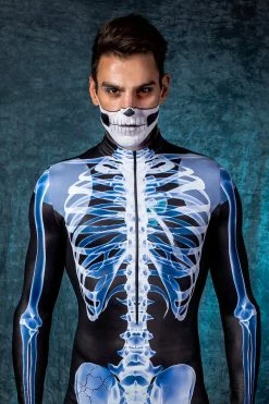 Badinka Men's X-Ray Skeleton Costume