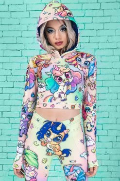 BAD INKA CUTENESS OVERLOAD WARM HOODED TOP