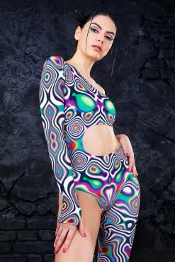 Badinka Prisma Melt Asymmetrical Costume