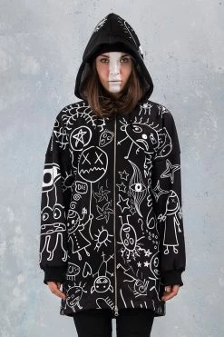 Badinka Ugley Dark Zippy Hoodie