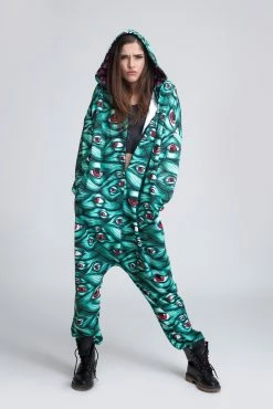 Badinka I See You Onesie Green