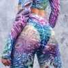 Badinka Liquid Insect Biker Shorts Set