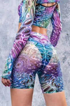 Badinka Liquid Insect Biker Shorts Set