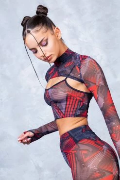 Badinka Futura Mesh 2 Piece Shrug Top