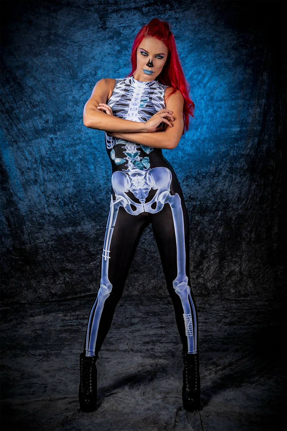 Badinka X-Ray Skeleton Sleeveless Costume - Image 2