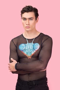 Badinka Hierodula Mesh Top Male