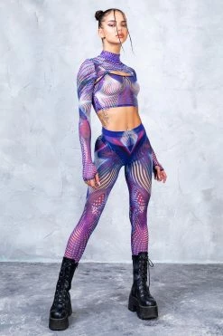 Badinka Fata Morgana Mesh 2 Piece Shrug Set