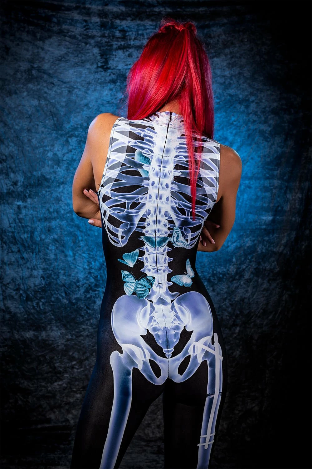 Badinka X-Ray Skeleton Sleeveless Costume - Image 3