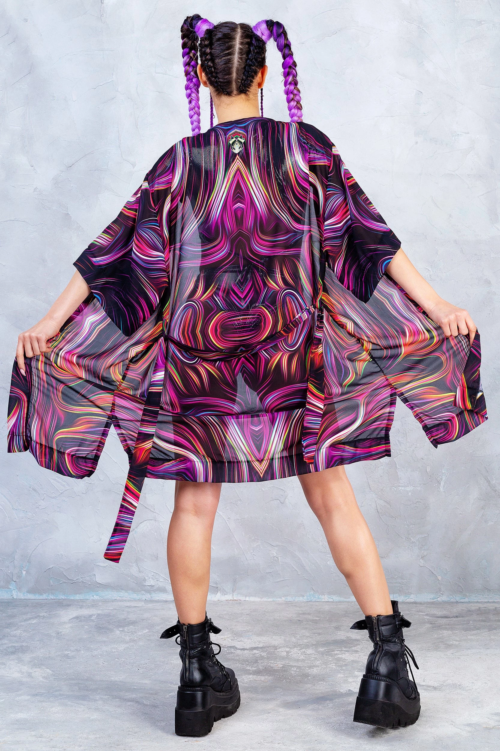 Badinka Psychedelicate Rave Robe - Image 3