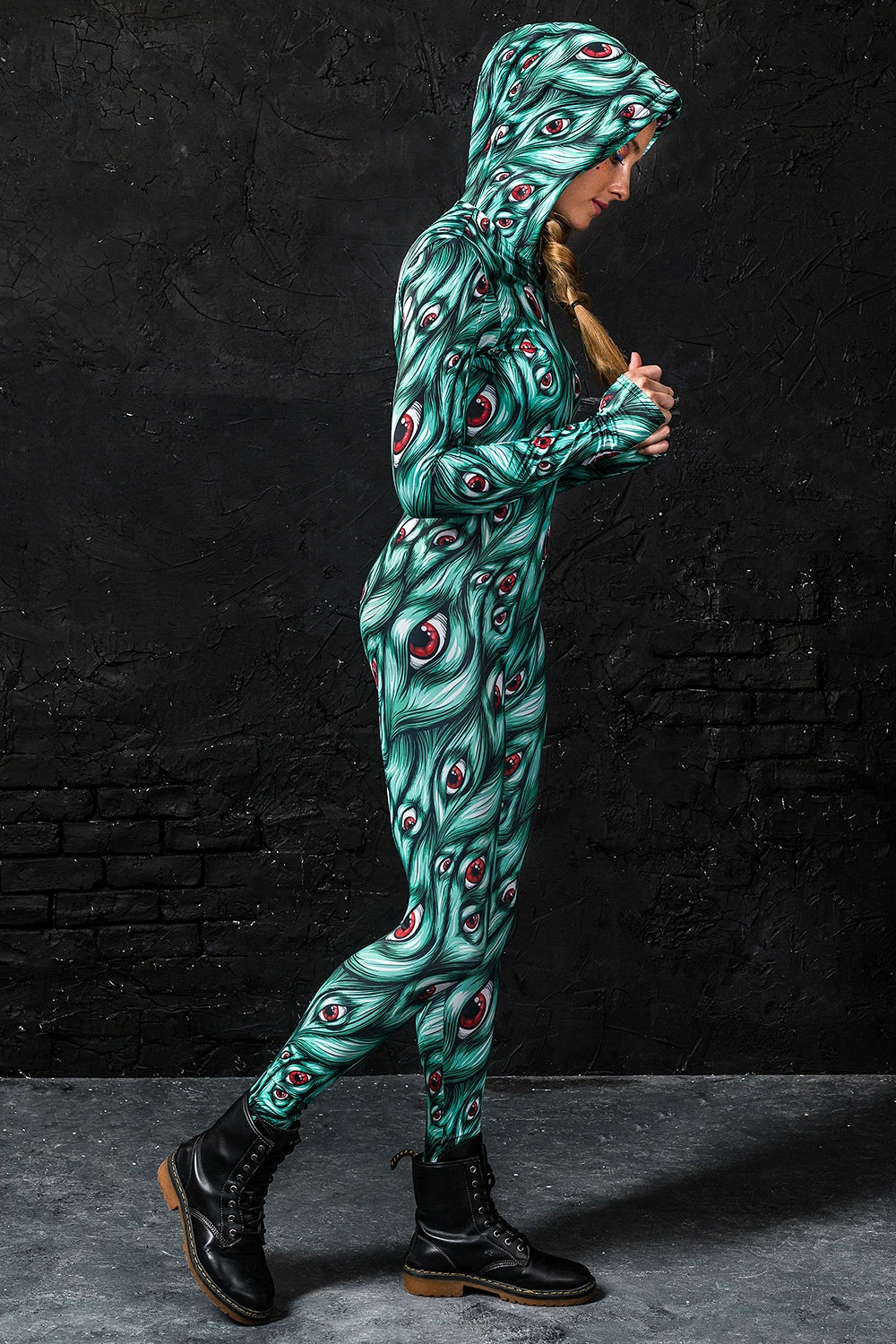 Badinka I See You Green Fit Onesie - Image 4
