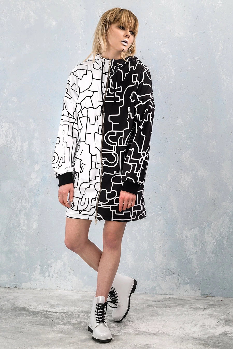 Badinka Halfies Zippy Hoodie - Image 3