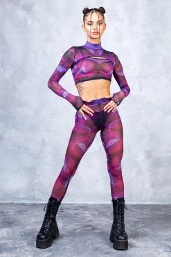 Badinka Fluctuation Mesh 2 Piece Shrug Set
