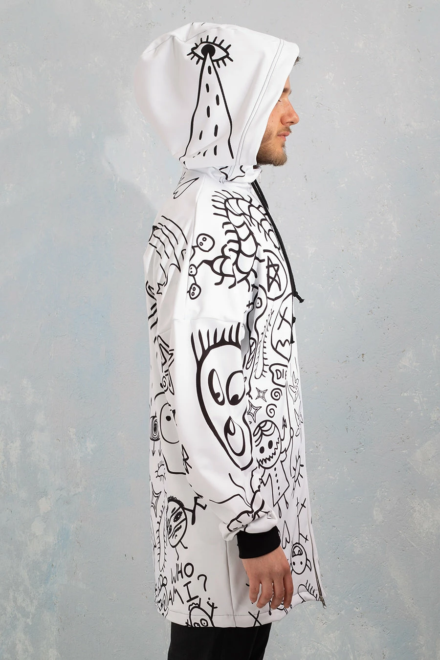 Badinka Ugley Zippy Hoodie - Image 3