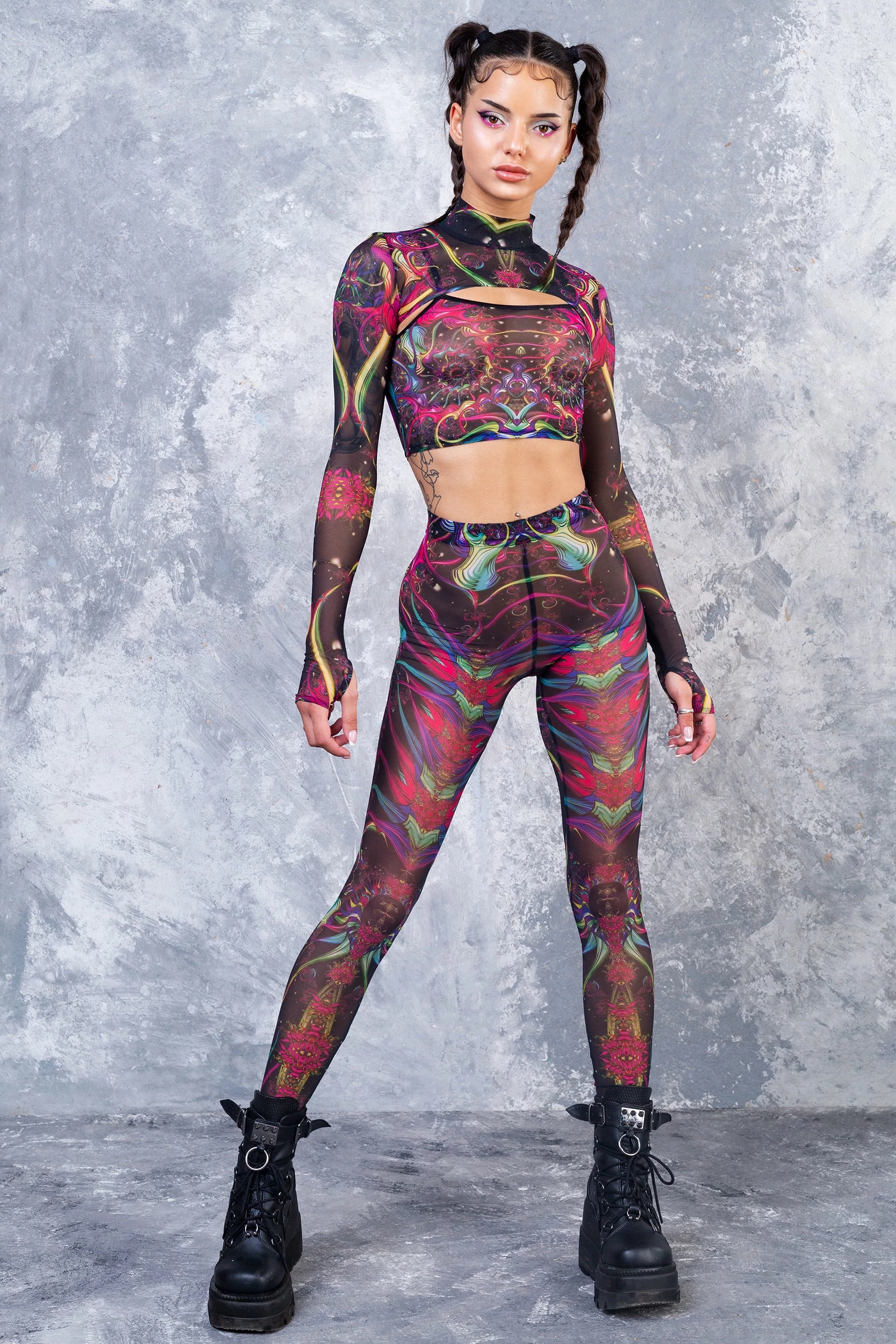Badinka Synergy Mesh Leggings - Image 4