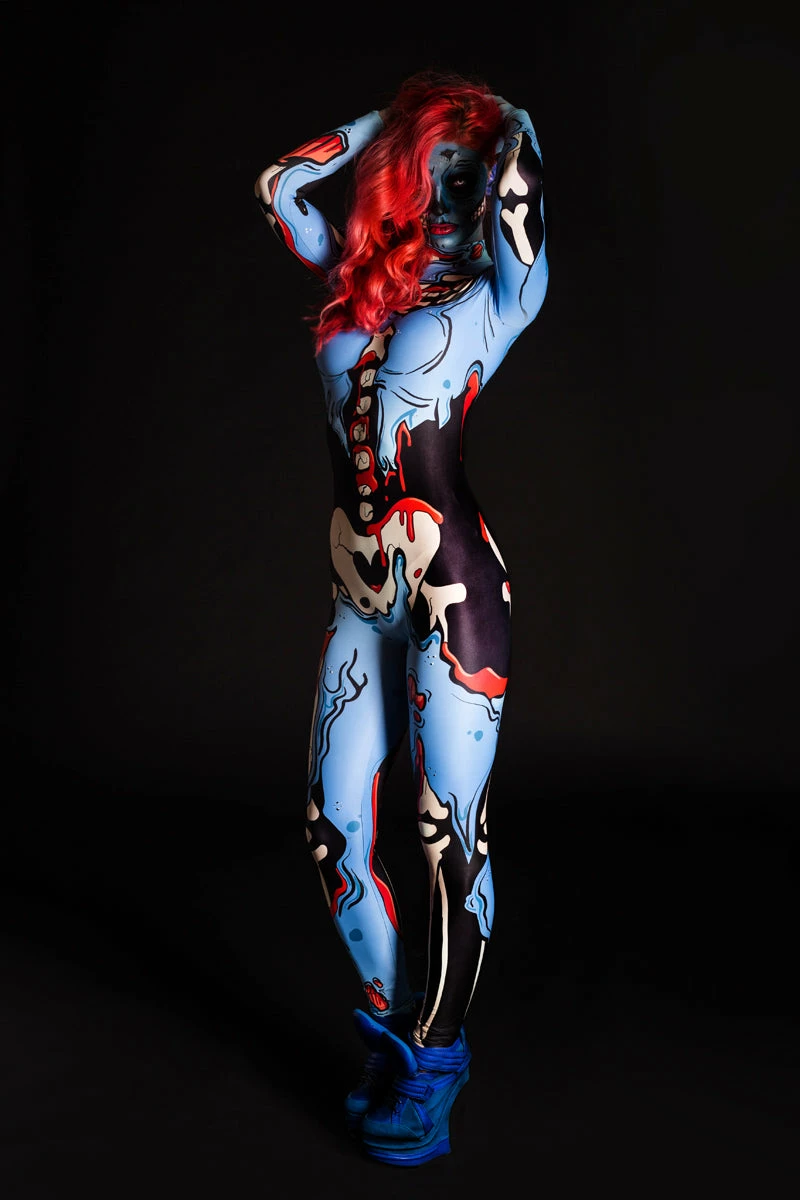 Badinka Blue Pop Art Costume - Image 4