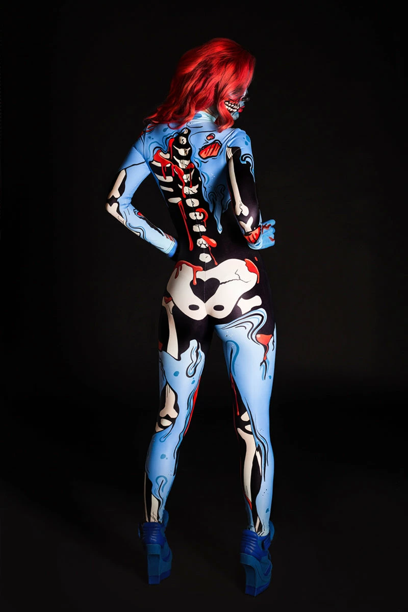 Badinka Blue Pop Art Costume - Image 5