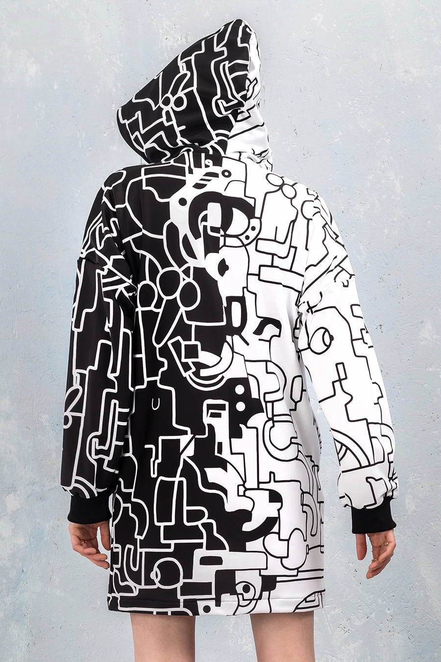 Badinka Halfies Zippy Hoodie - Image 5