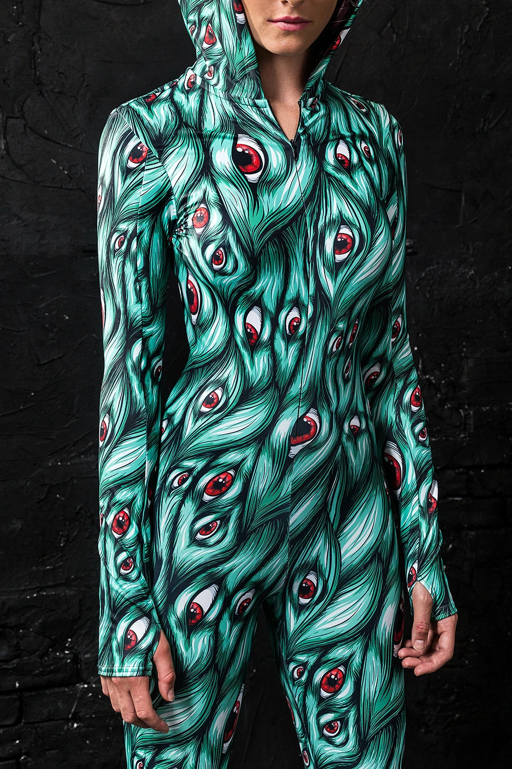 Badinka I See You Green Fit Onesie - Image 2