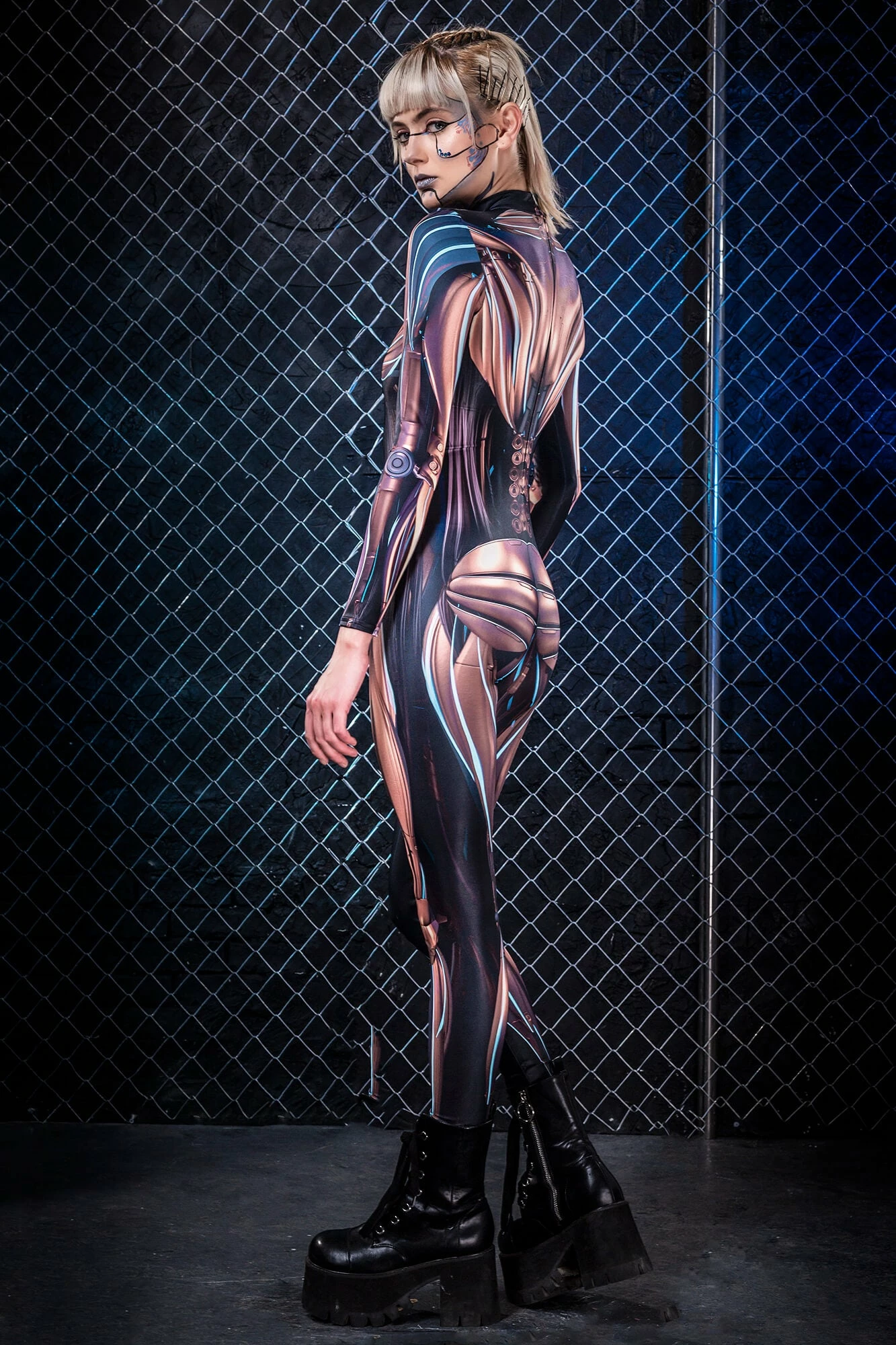 Badinka Golden CyberLink Costume - Image 4