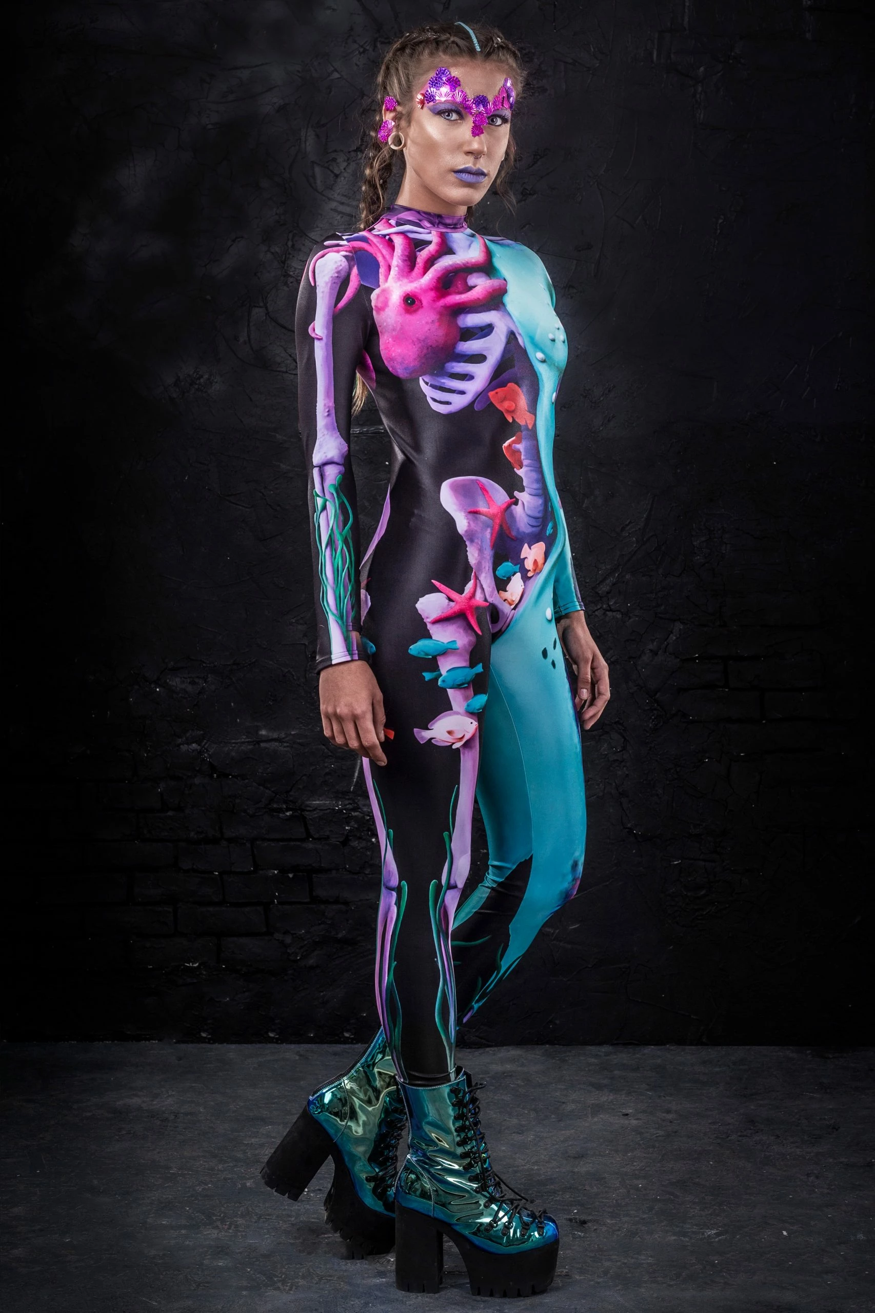 Badinka Sea Serpent Mermaid Costume - Image 3