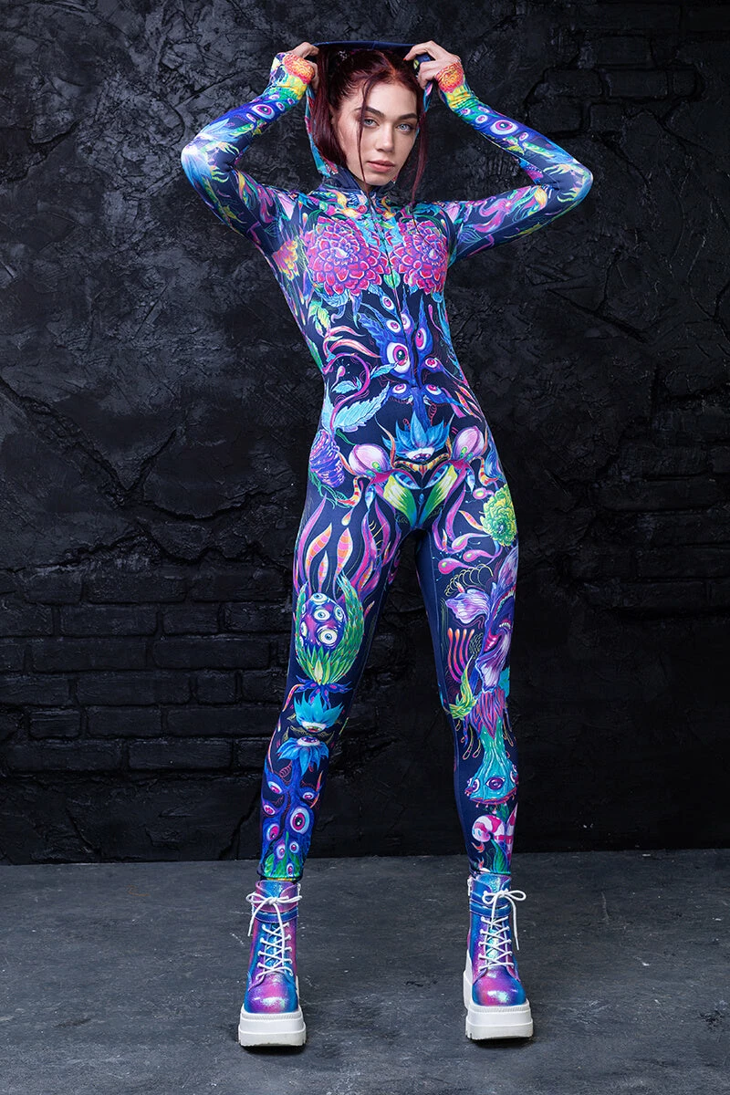 Badinka Psy Flora Fit Onesie - Image 3