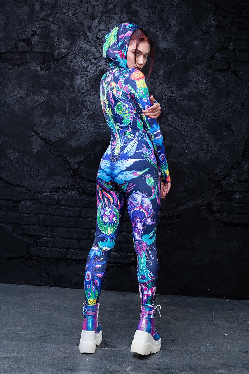 Badinka Psy Flora Fit Onesie - Image 5