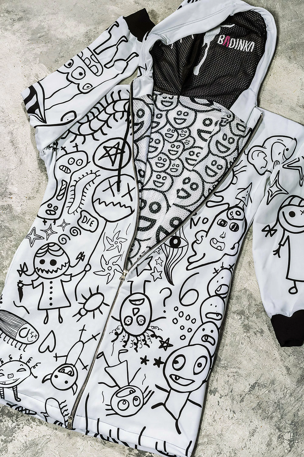 Badinka Ugley Zippy Hoodie - Image 5