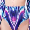 Badinka Frenzy Liquid Rave HW Shorts