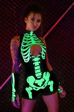 Badinka Acid Neon Keyhole Romper