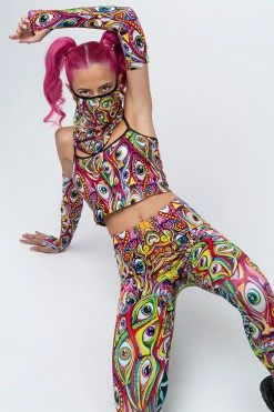 Badinka Trippy Eyez Bandana Set