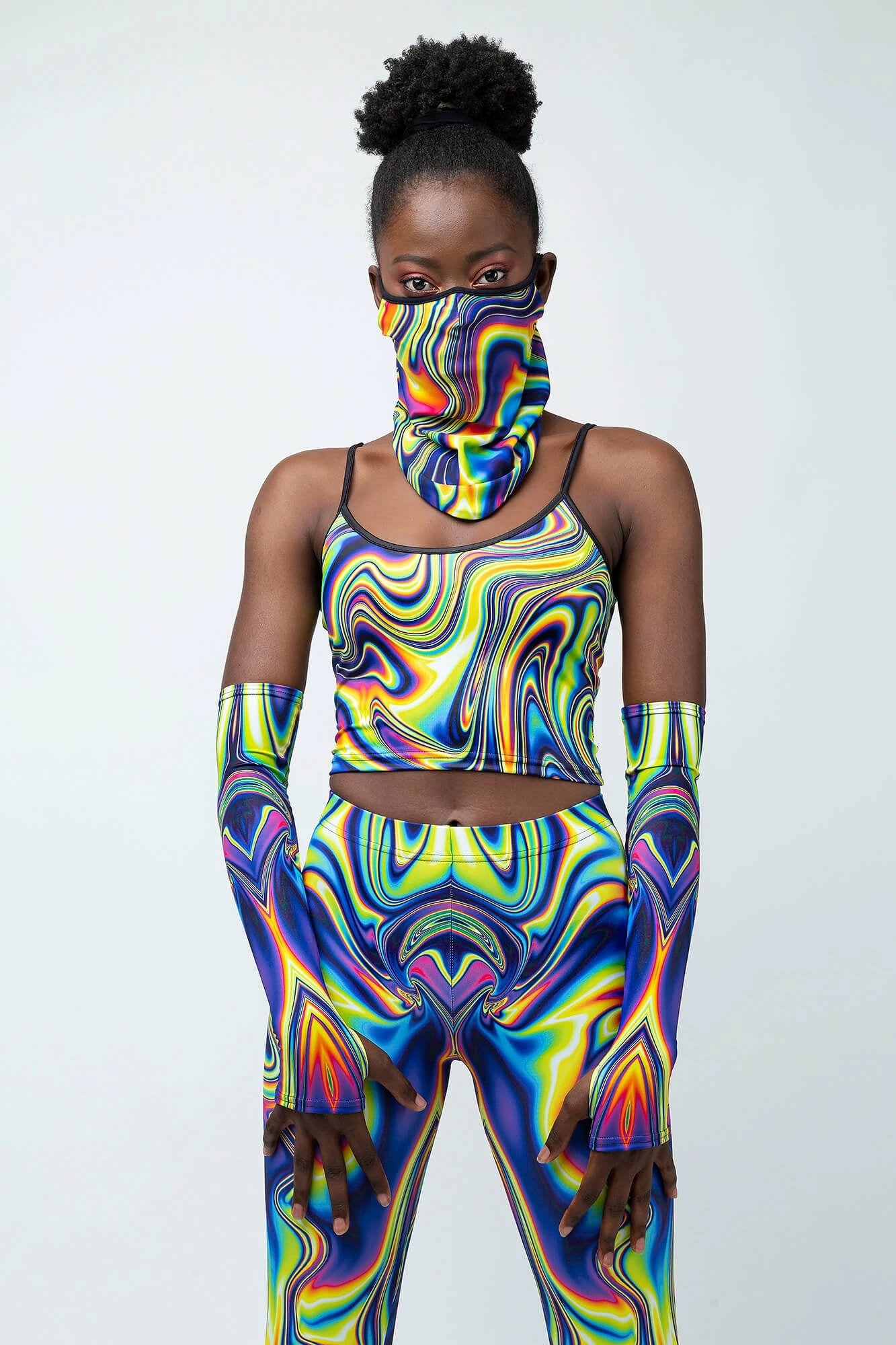 Badinka Jaded Liquid Bandana Set - Image 4