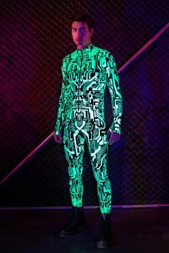 Badinka Circuit Flow Green Male Costume