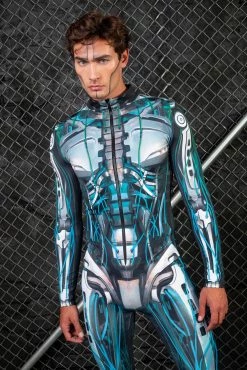 Badinka Men's Ghost Machina Costume