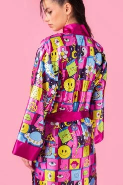 Badinka Spaced Out Slippy Robe