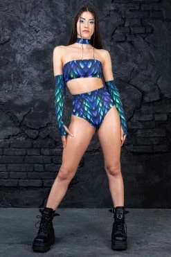 Badinka Irresistibly Iridescent Tube Top Set
