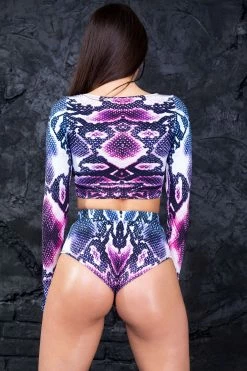 Badinka Cotton Candy Viper Rave HW Shorts