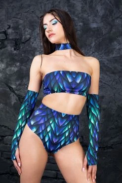 Badinka Irresistibly Iridescent Tube Top